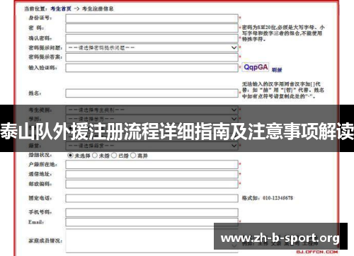 泰山队外援注册流程详细指南及注意事项解读
