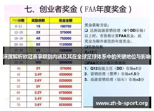 深度解析欧冠赛事级别内涵及其在全球足球体系中的关键地位与影响